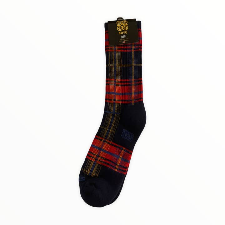 Marineblaues Plaid gepolstert. für den Großhandel von Stiyu