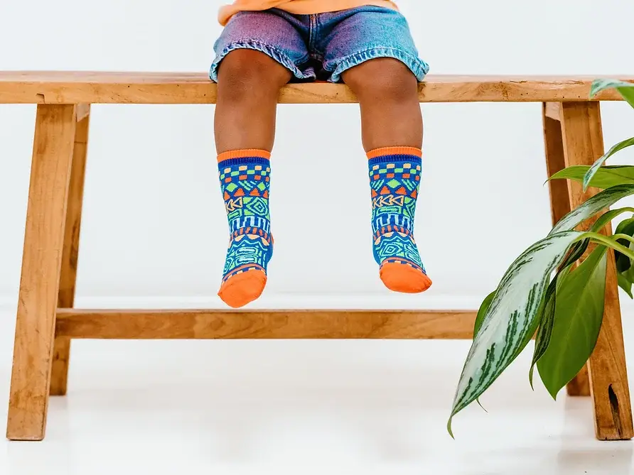 Olisha socks - Wholesale Socks - Kids - Sema (kids) Princess blue - Organic Cotton Socks2