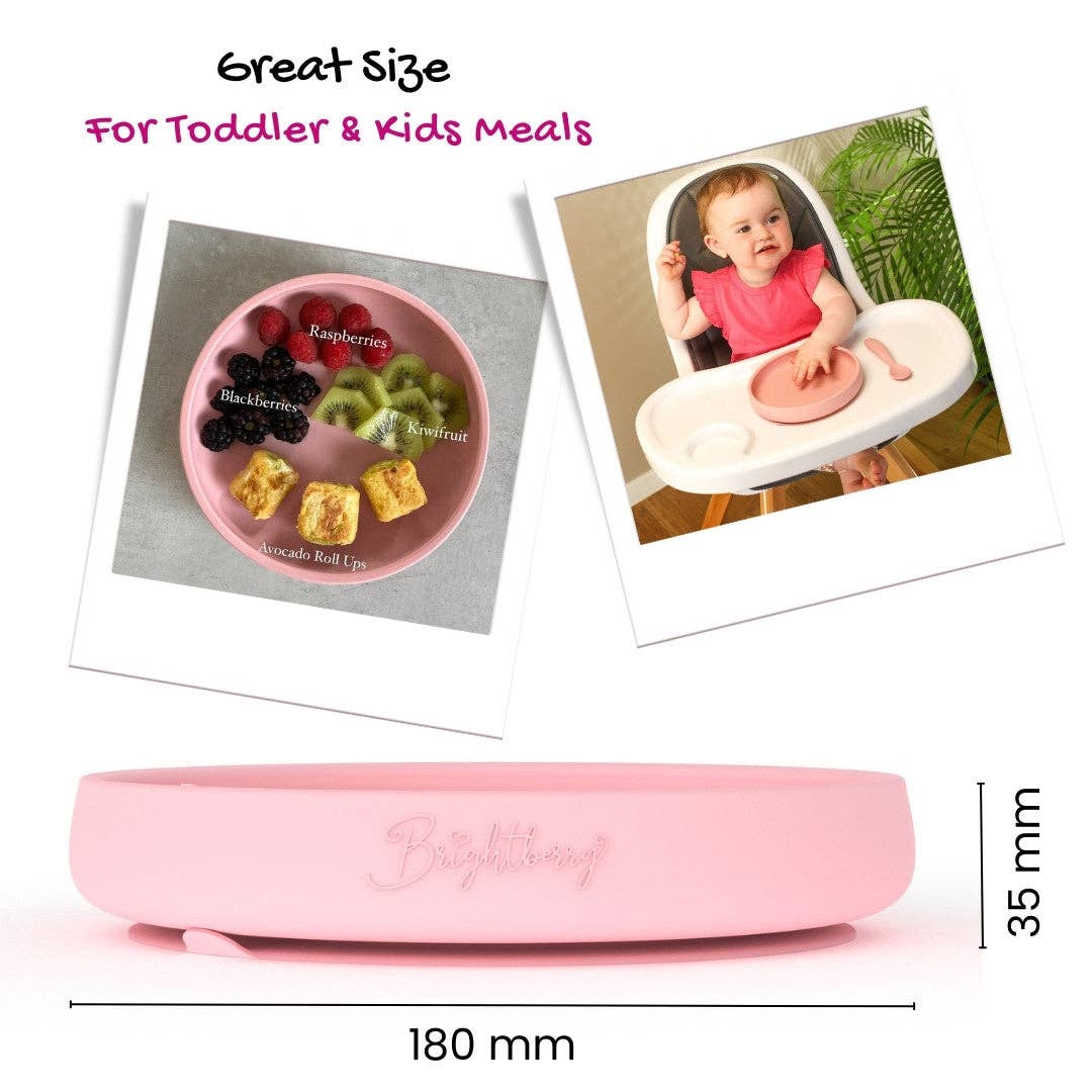 Brightberry - Wholesale Dinner Plate - Kids & Baby - Easy-Scooping Suction Plate6