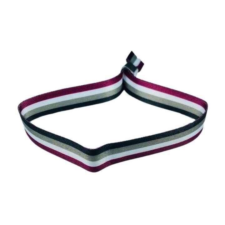 Astur Pins - Wholesale Woven/Braided Bracelet - Bracelet - Asexuality Flag - P250