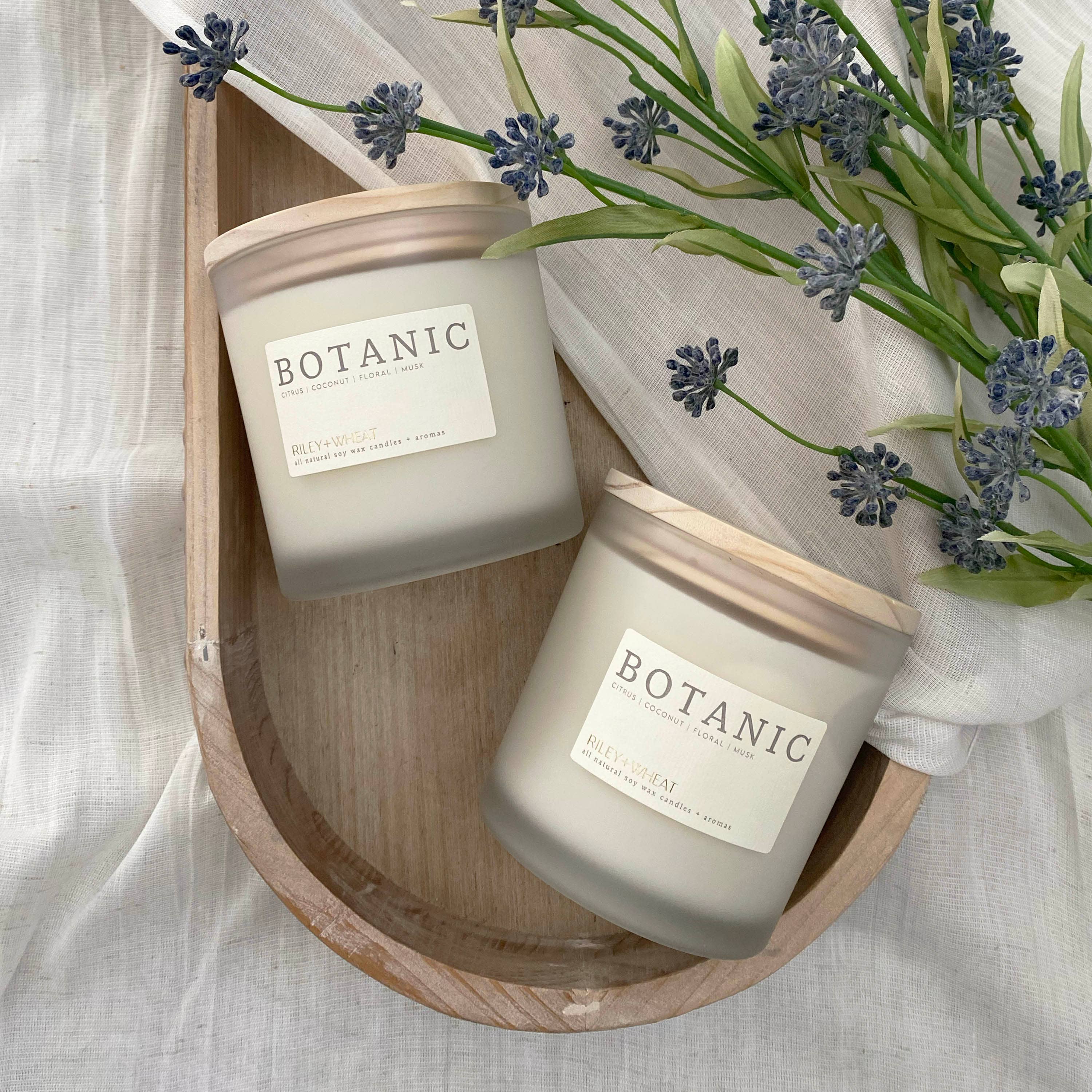 Riley And Wheat - Wholesale Jar/Filled Candle - Botanic Candle 1