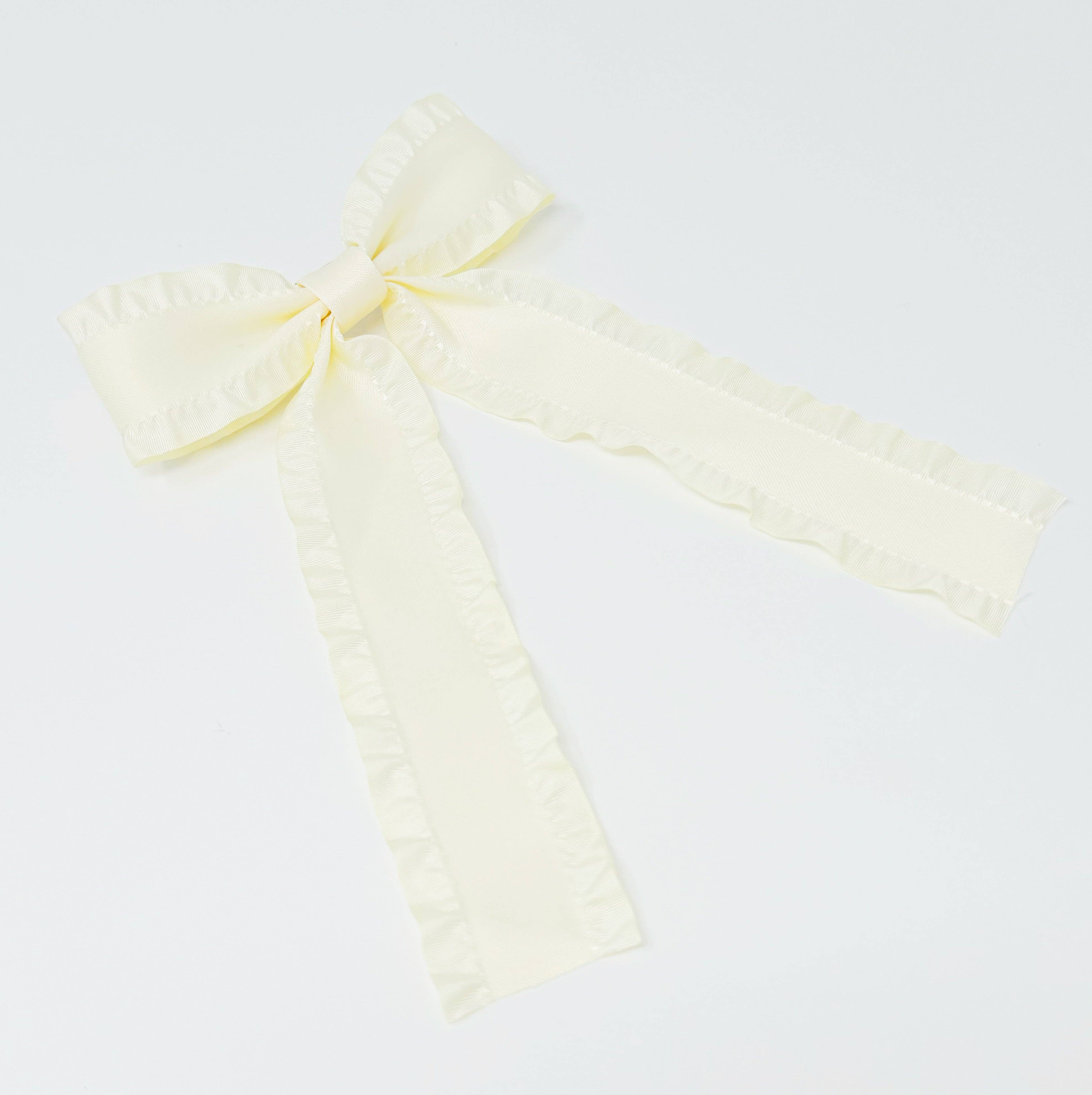 Ellison+Young - Wholesale Hair Clip - Women's - Love Game Frill Bow Hair Clip0