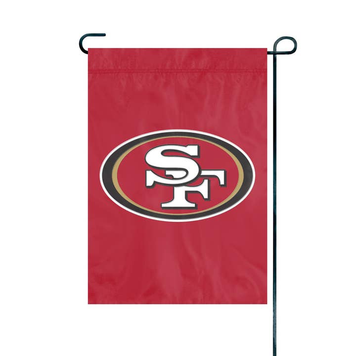 San Francisco 49ers Premium Garden Flag for wholesale by Party Animal, Inc.