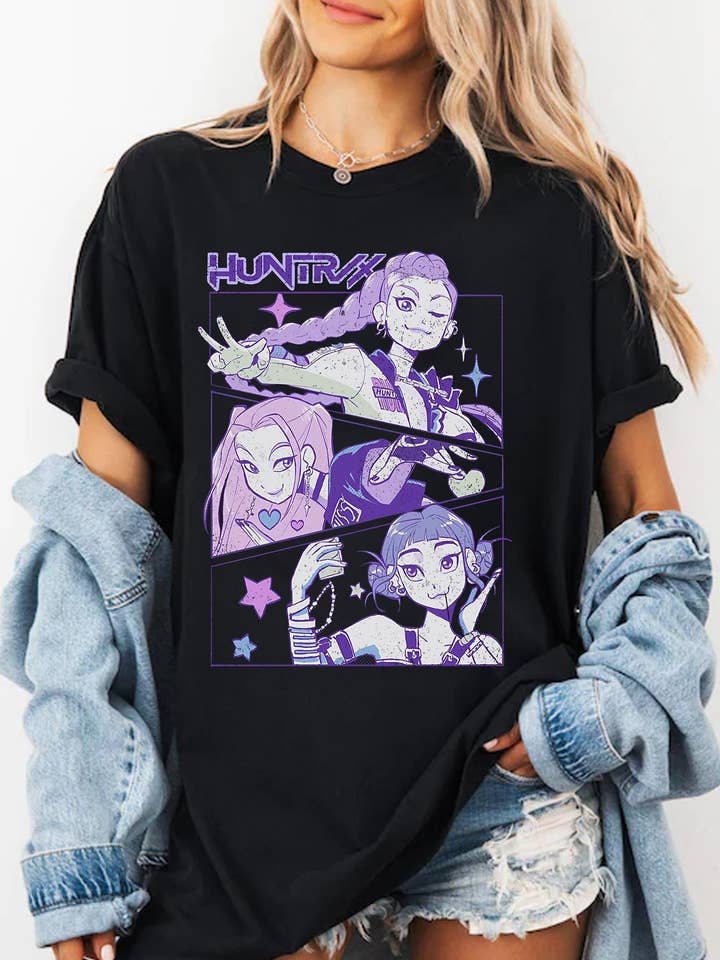 K-pop Demon Hunters T-Shirt, Huntrix, K-pop Idol Sweatshirt for wholesale by SONDO DESIGN LTD