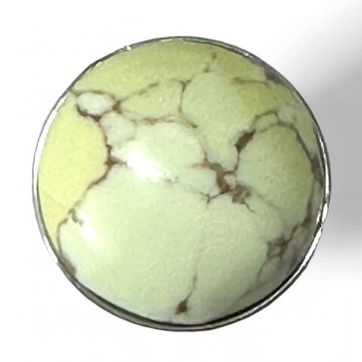 K-YOU - cabochon citron chrysoprase fra Brasilien for engroshandel hos La Boîte à Cailloux