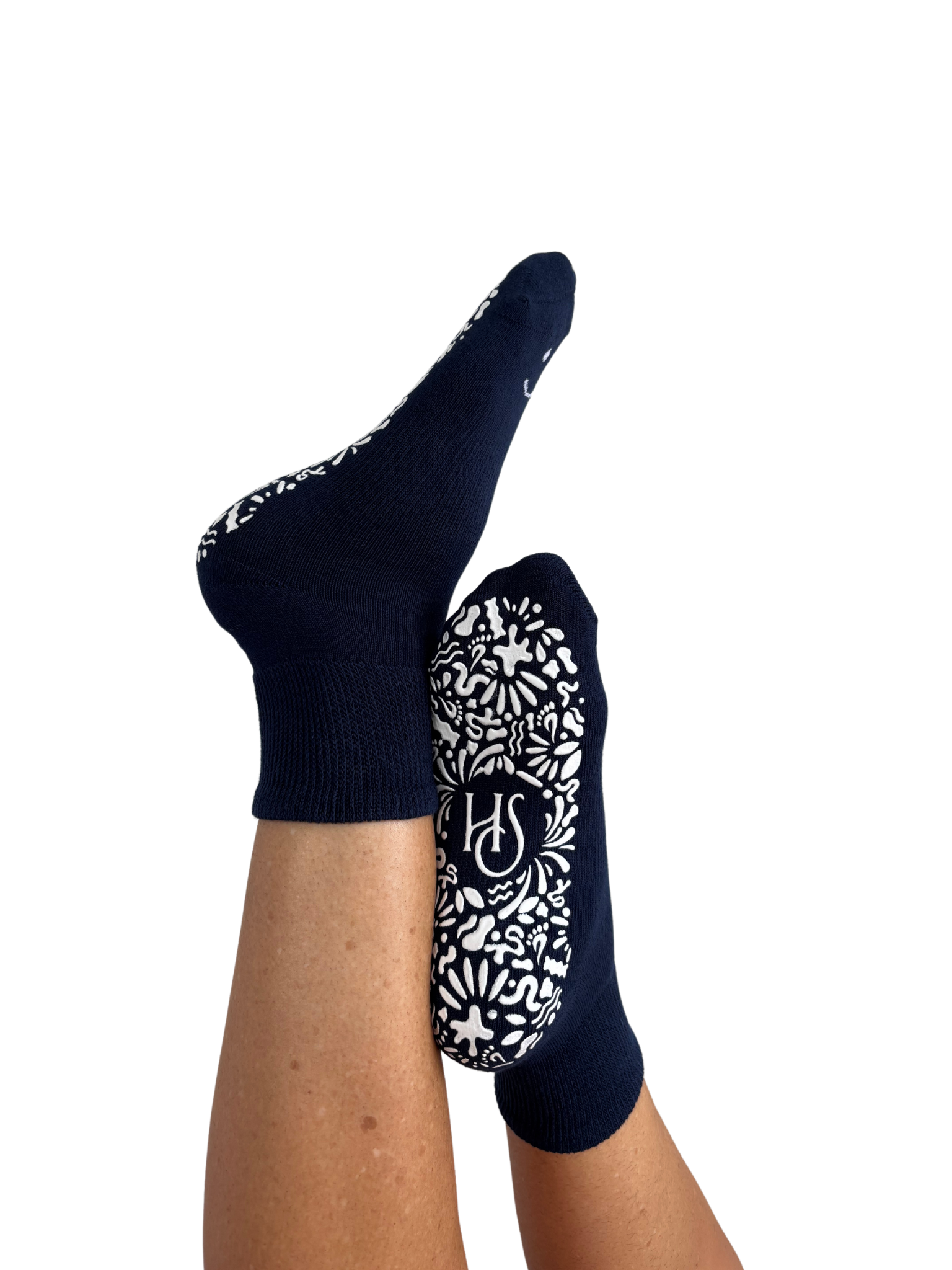GSOXS - Wholesale Socks - Unisex - Quarter Crew Therapeutic Grip Socks (20 Pack+ Stand)7