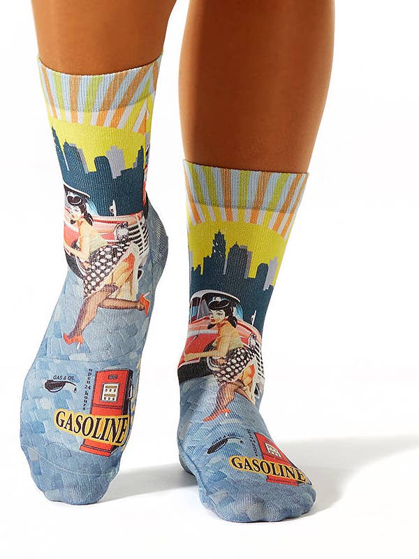 GASOLINE Lady Socks for wholesale by Wigglesteps