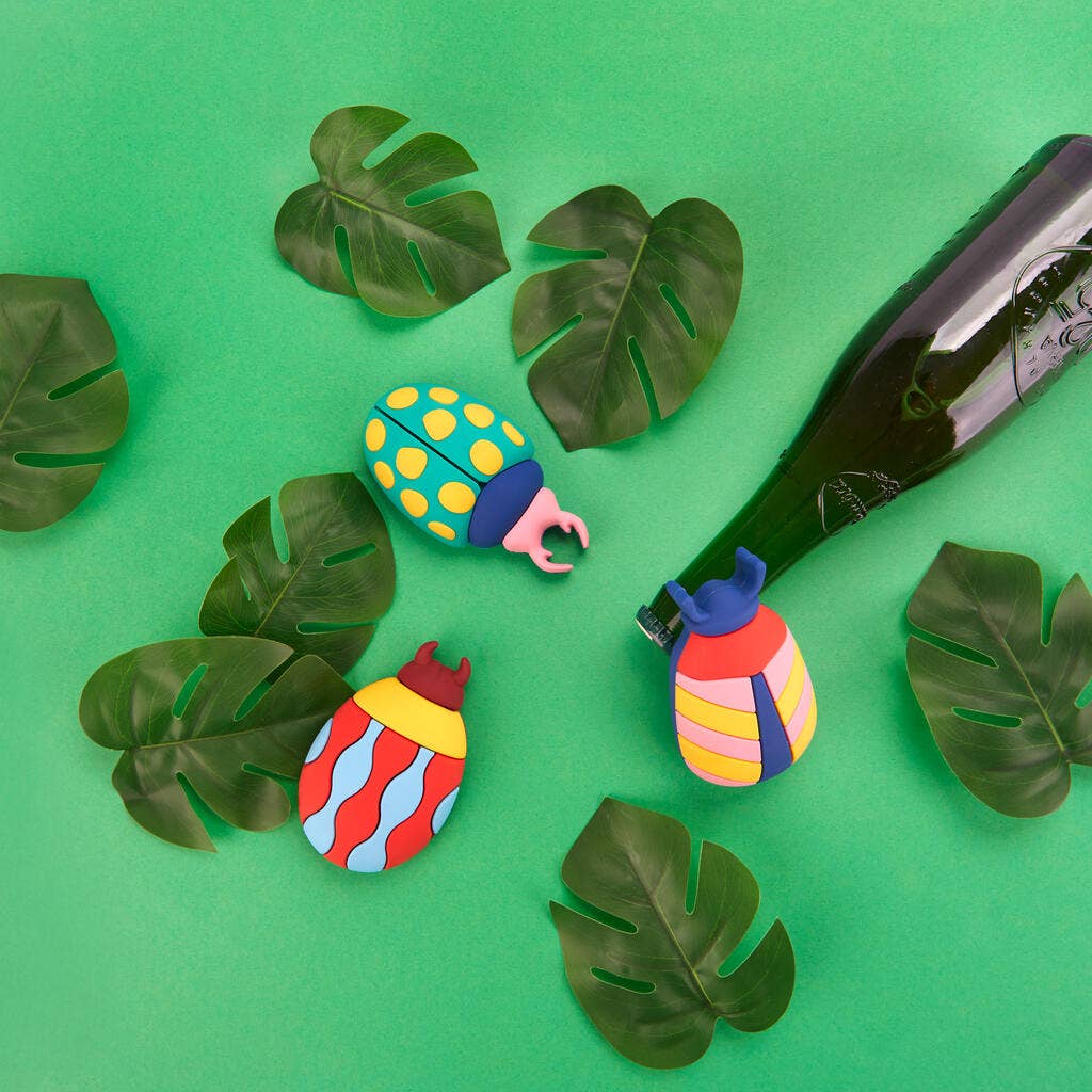 Balvi - Vendita all'ingrosso Apribottiglie - Apribottiglie,The Beetles,display x9,colori assortiti.3