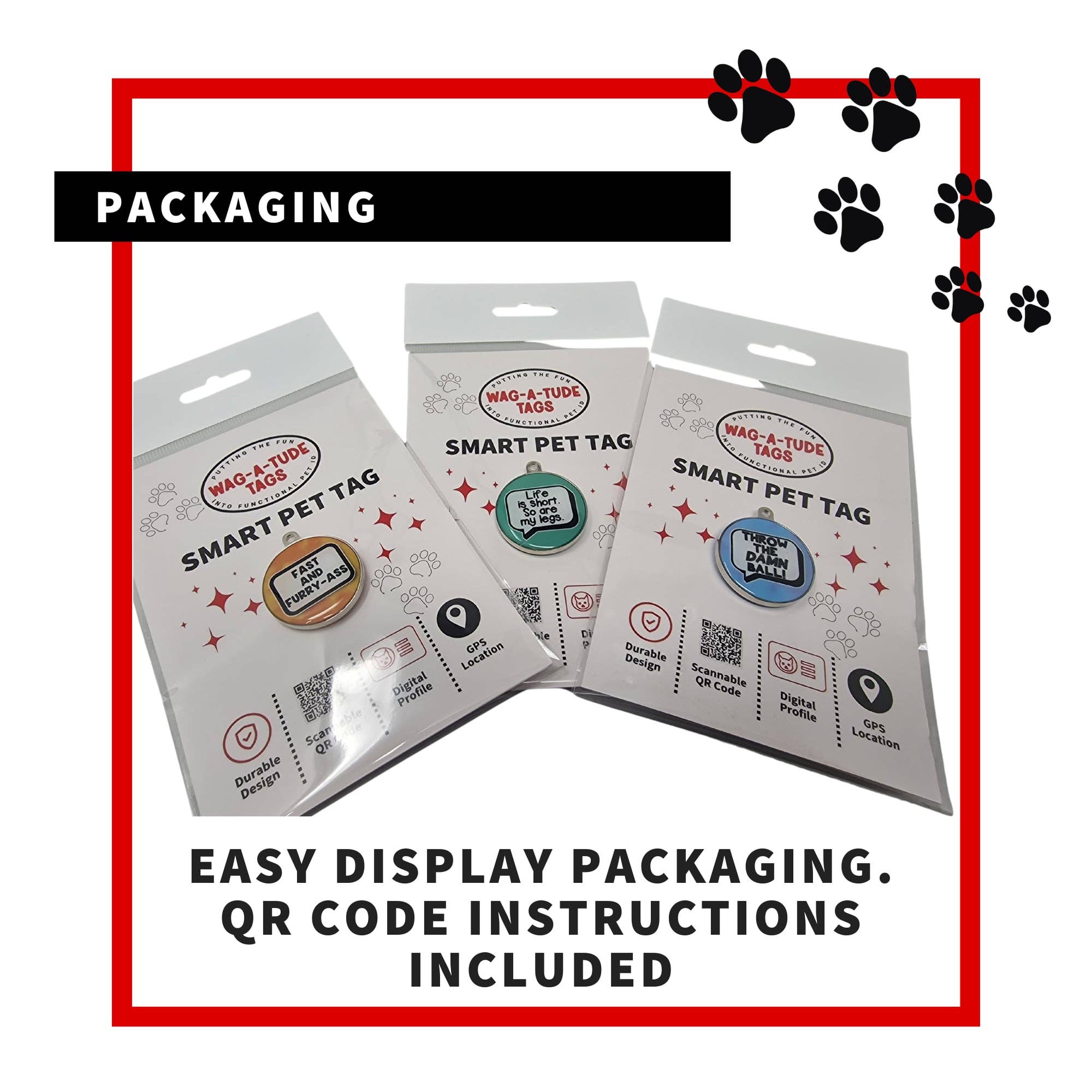 WagATudeTags - Venta al por mayor Chapa de identificación - Gatos y perros - Etiqueta inteligente para mascotas Jelly Bean3