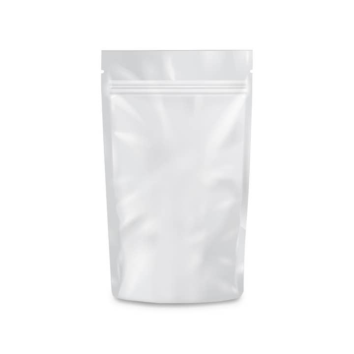 Cannatron - Wholesale Food Storage Wrap/Bag - 1/4 Ounce Mylar Bags - Loud Lock - 100ct White/Clear4
