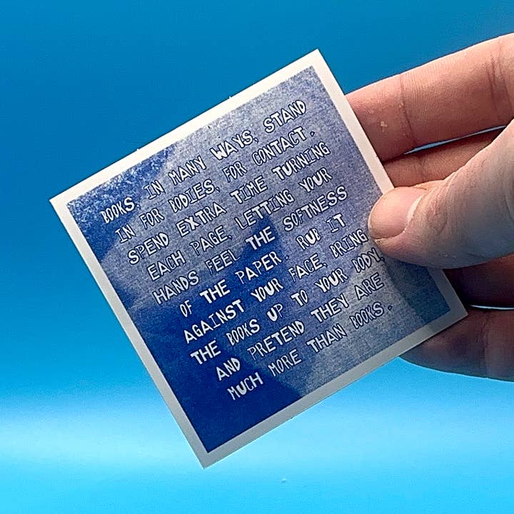 Sticker - Books in many ways... for wholesale by GenderFail