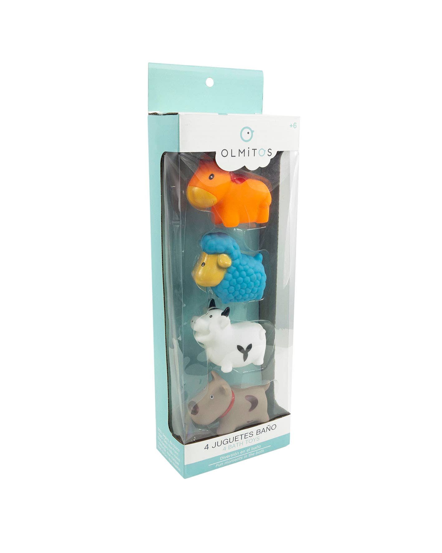 Olmitos S.A – Brinquedo de banho - Bebé por atacado – Caixa com 4 Brinquedos de Banho8