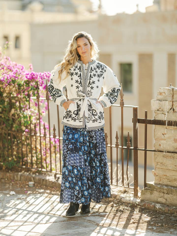 AGATA BRODERET JAKKE for engroshandel hos Piti Cuiti