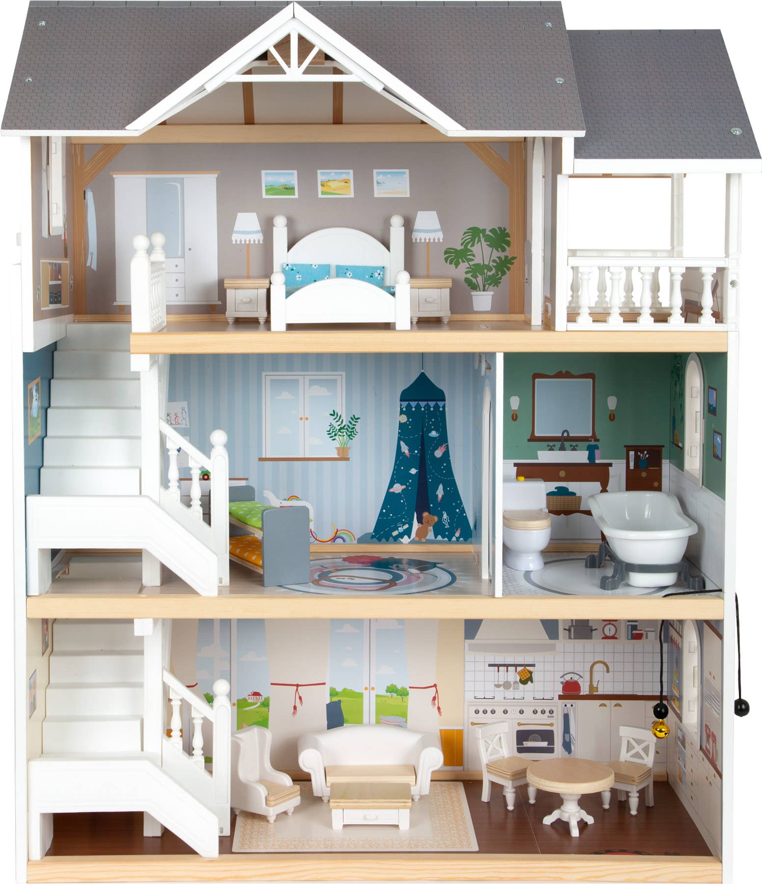 small foot - Wholesale Doll Accessory Kit - Kids - Urban Villa Doll House1