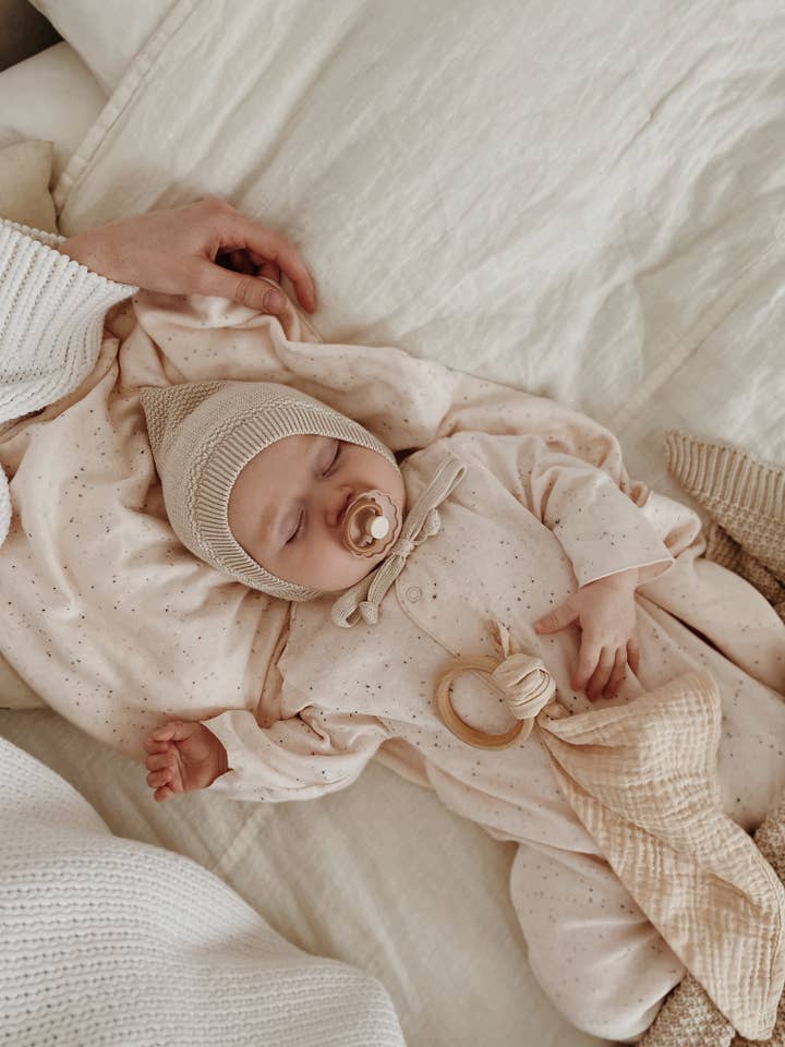 North Baby - Wholesale Jumpsuit - Baby - CAJA - BODY ORGÁNICO BEBÉ MARFIL ROSA3