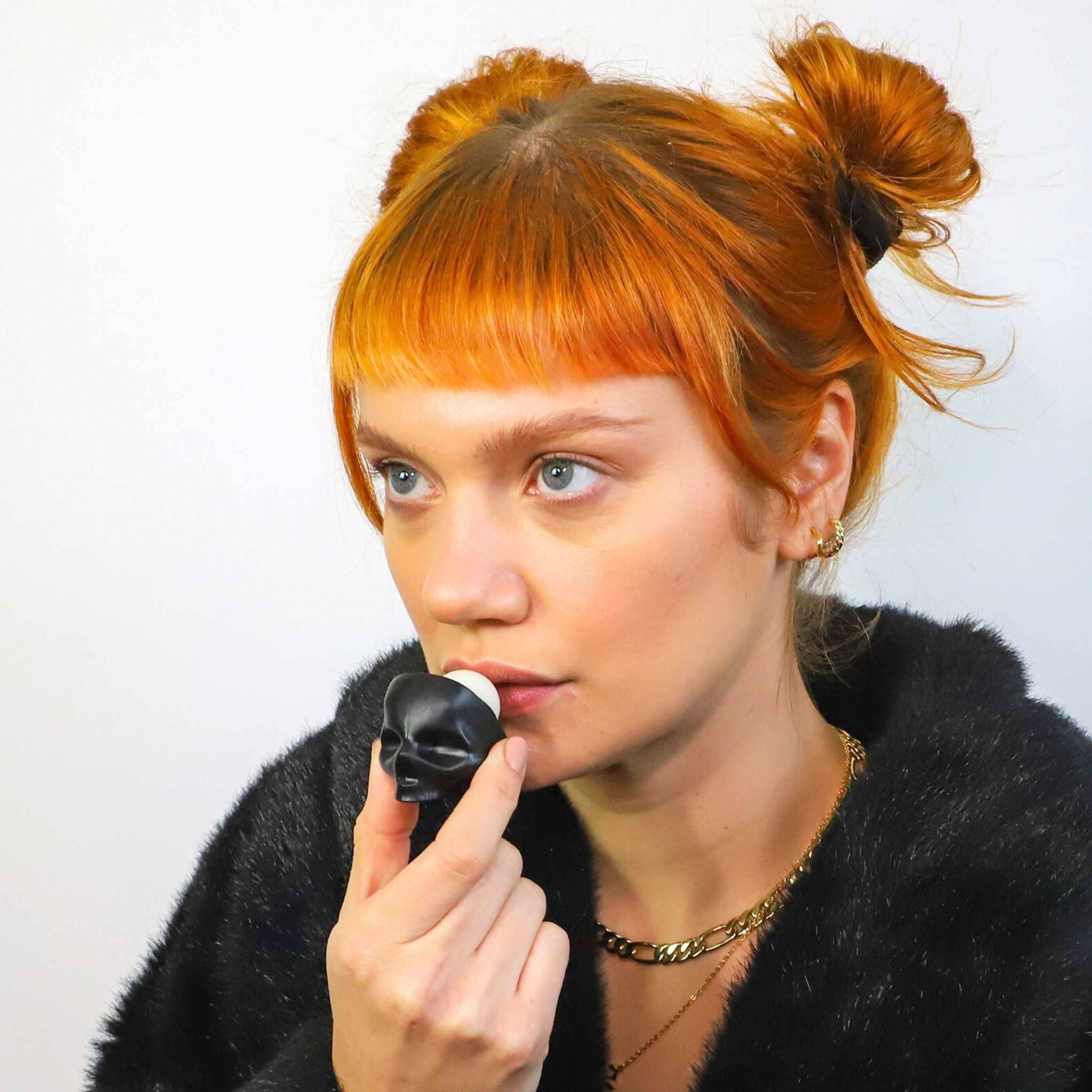 Black Skull Lip Balm 100% Natural for wholesale on Faire7