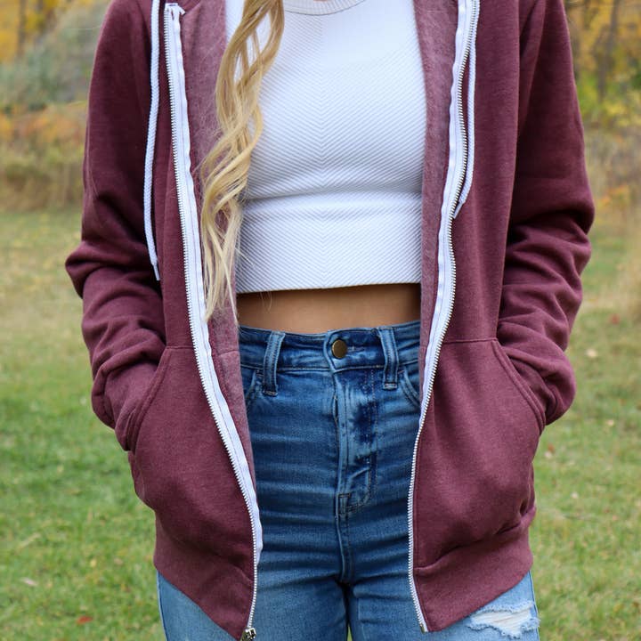 Wildflower Irresistible Zip Up | MULBERRY por atacado de Nellie Nicole Designs