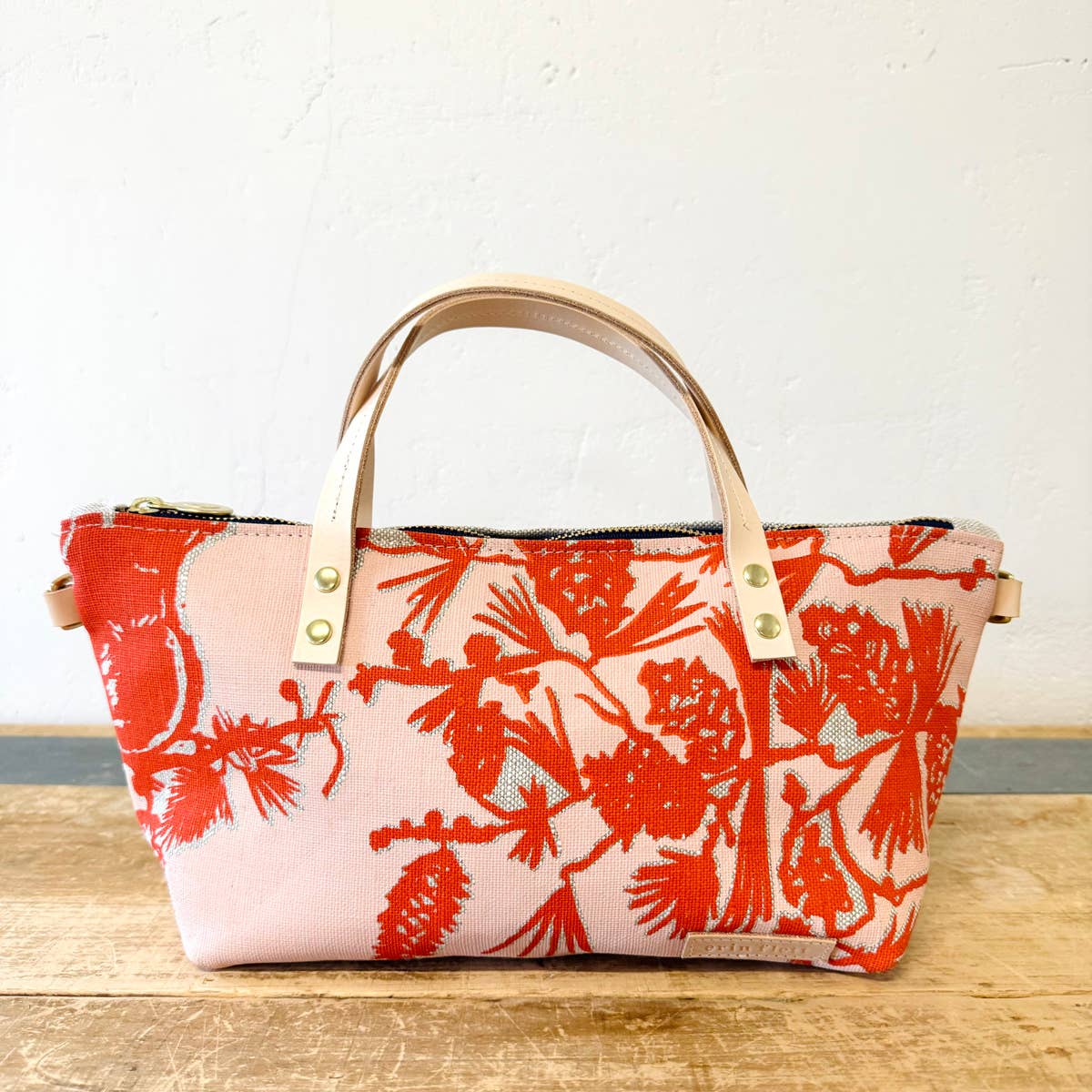 Erin Flett - Wholesale Satchel - Women's - Pine Cone Tree Heavy Linen or Heavy Canvas Satchel Bag0