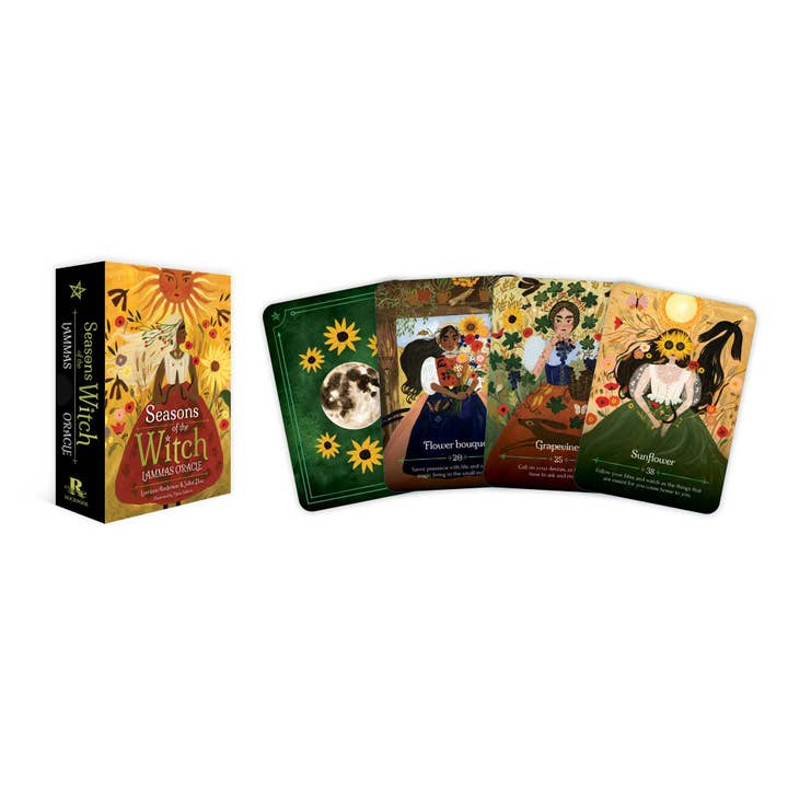 Simon & Schuster - Wholesale Tarot Cards - Seasons of the Witch - Lammas Oracle by Lorriane Anderson2