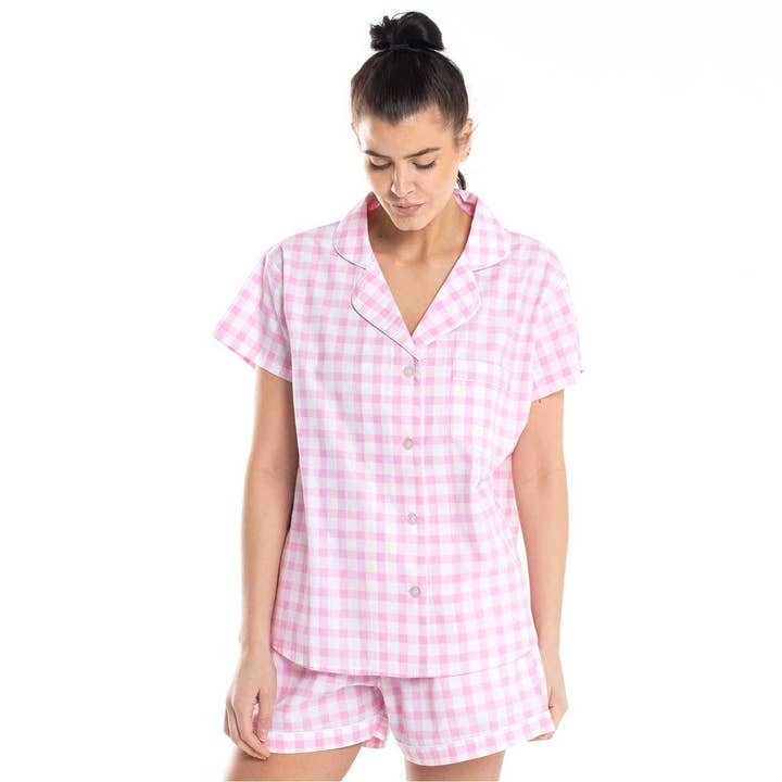 Shorts Sleep Set 2pc - Pink for wholesale by Angle