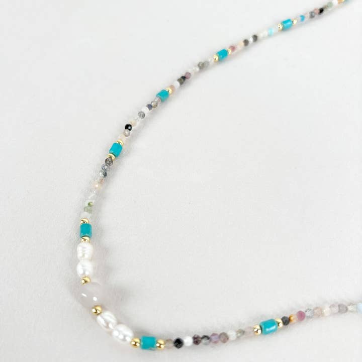 Angels Whisper Accessories - Wholesale Beaded/pearl necklace - Soléa Beaded Necklace