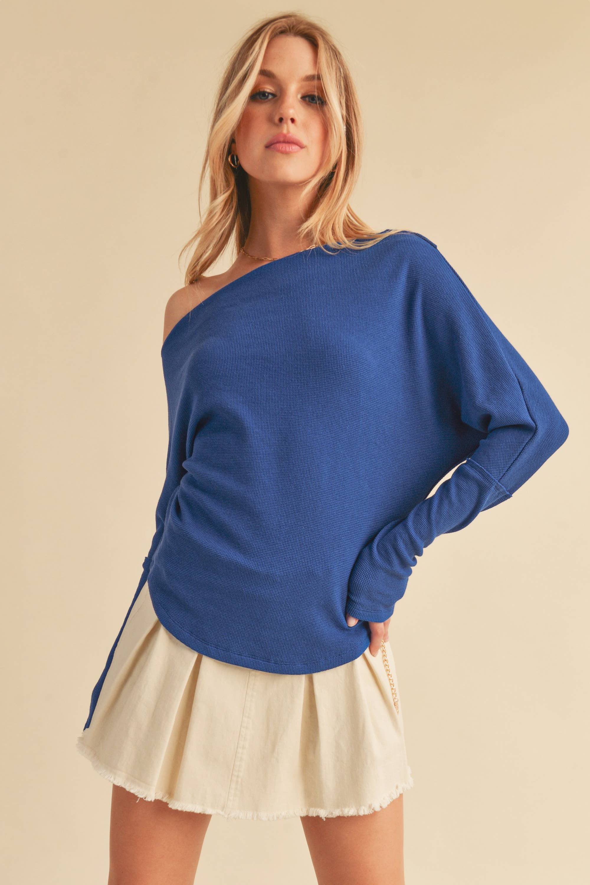 AEMI + CO – wholesale Stickad topp - Dam – 8114BN Lula Termisk topp 110