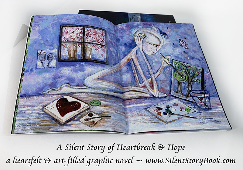 Katie m. Berggren art & design, LLC - Wholesale Graphic Novel - A Silent Story - A Graphic Novel Of Loss, Hope & Friendship3