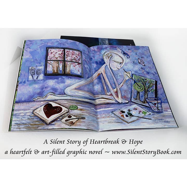 Katie m. Berggren art & design, LLC - Wholesale Graphic Novel - A Silent Story - A Graphic Novel Of Loss, Hope & Friendship3
