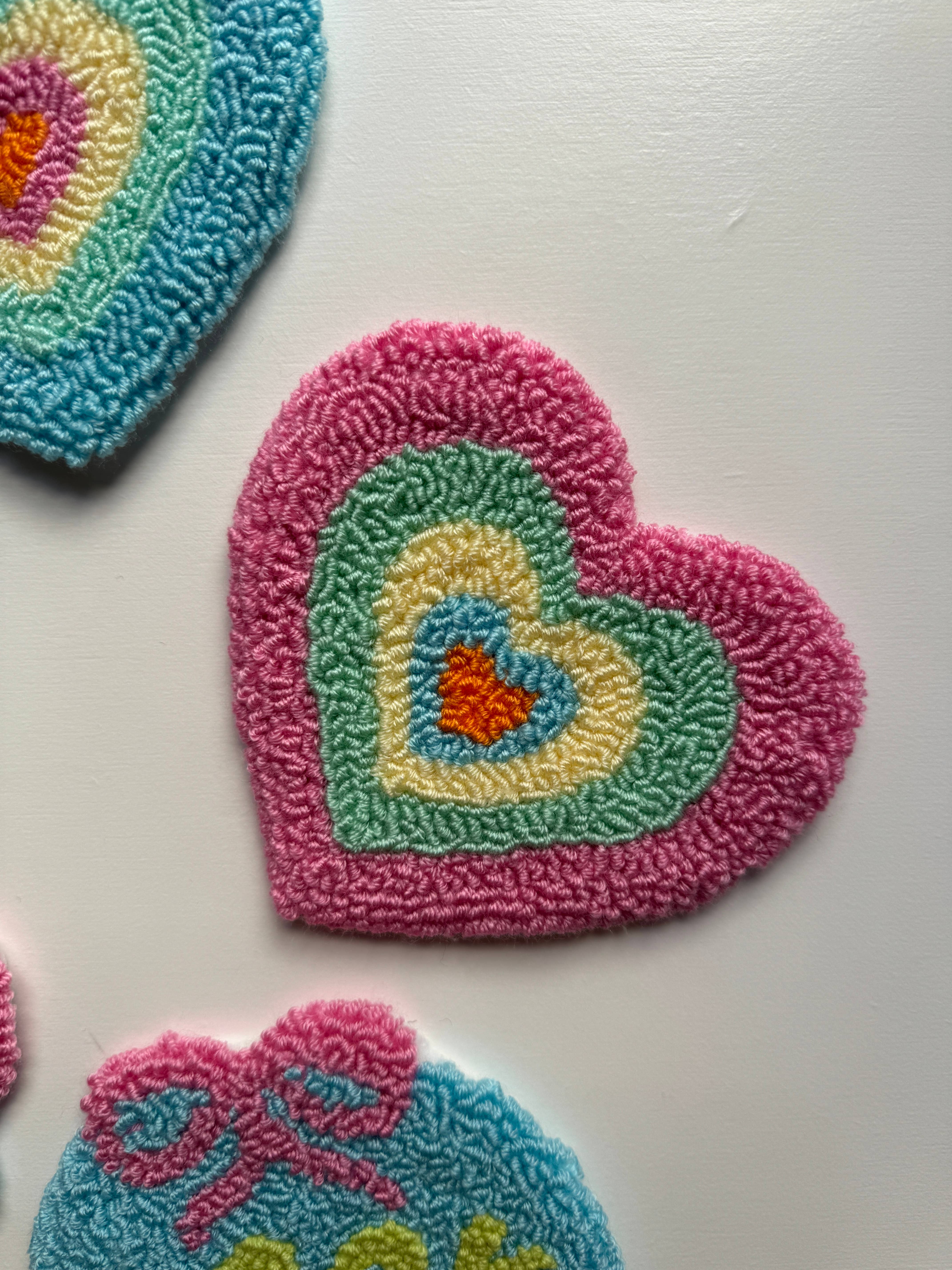 MUUDLAND - Vente Sous-verre - Sous-verres tapis de tasse tuftés en punch needle3