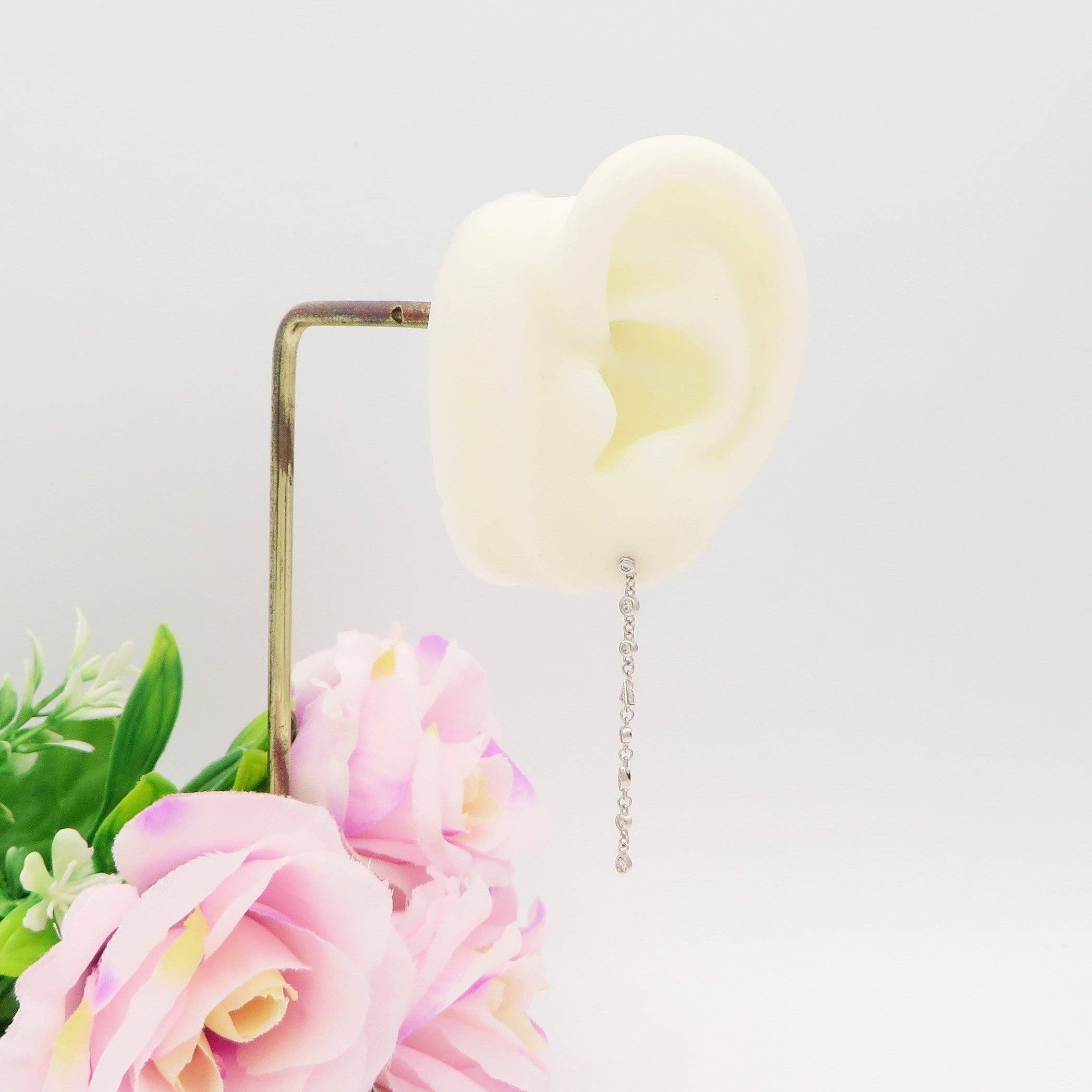 Daemon srls - Wholesale Dangle Earrings - FAIRY ~ paio Orecchini ARGENTO 925 pendenti zirconati2