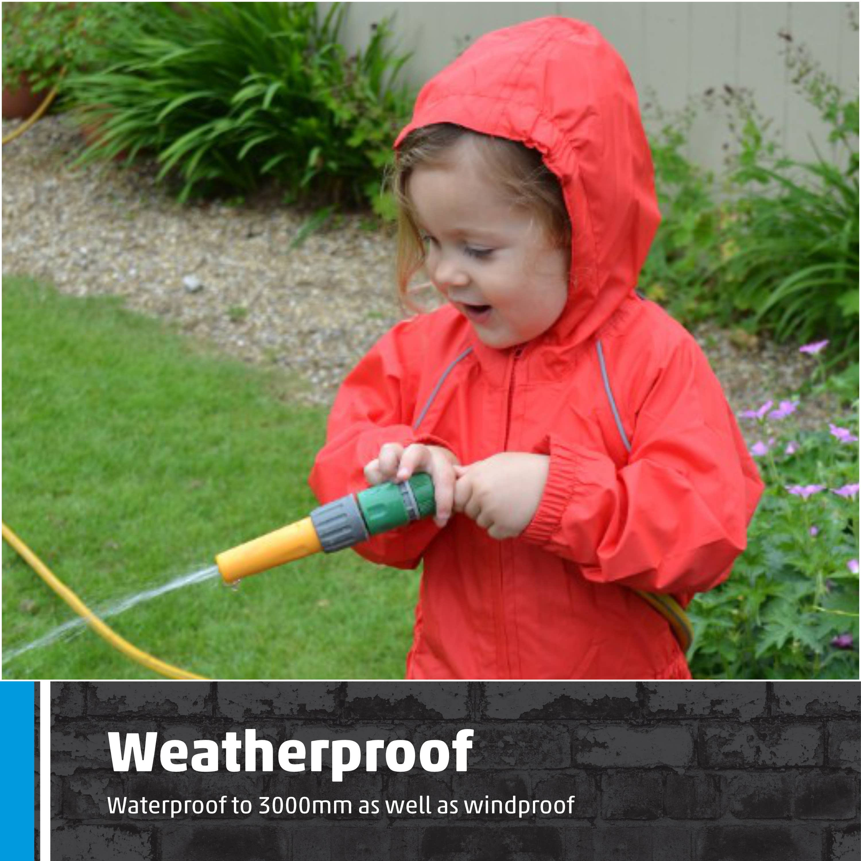 TuffStuff Workwear - Wholesale Raincoat - Kids - Fort Splashaway Coverall, Kids Waterproof Suit, Taped Seams5