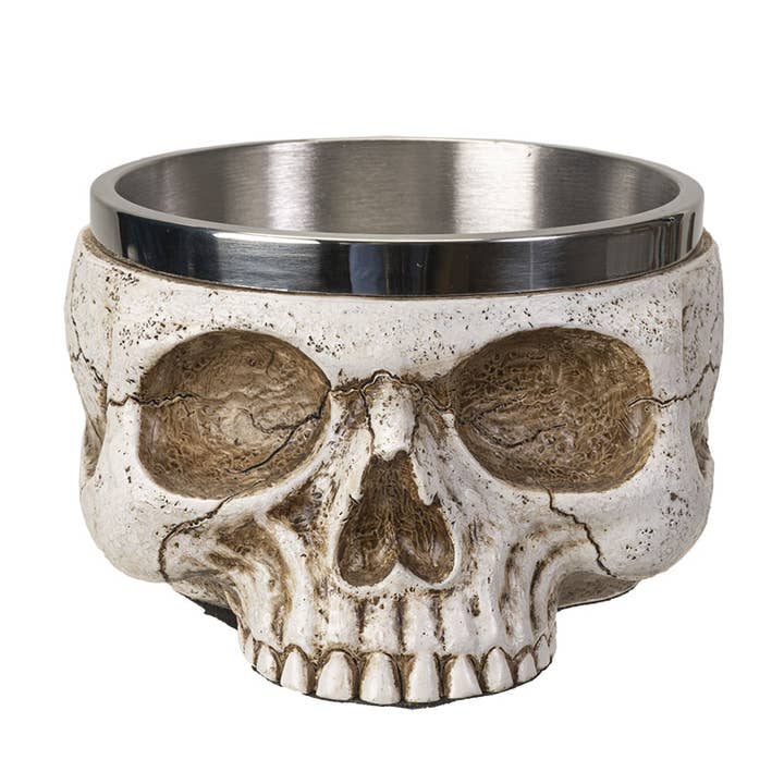 Pacific Trading - Wholesale Smudge Plate - 14955 Skull Smudge Bowl C/24
