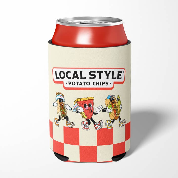 "Foodies" Drink Koozie for wholesale by Local Style Chips
