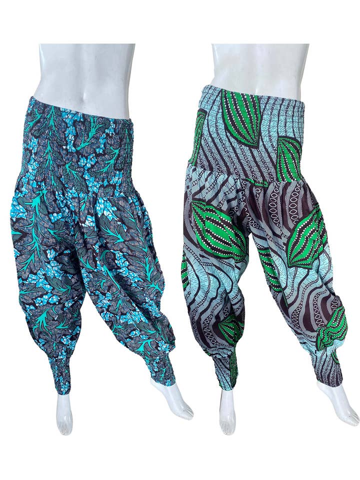 Pantaloni Harem Africani con Smock (Confezione da 2 Pezzi) per la vendita all'ingrosso da parte di Satsuma Wholesale