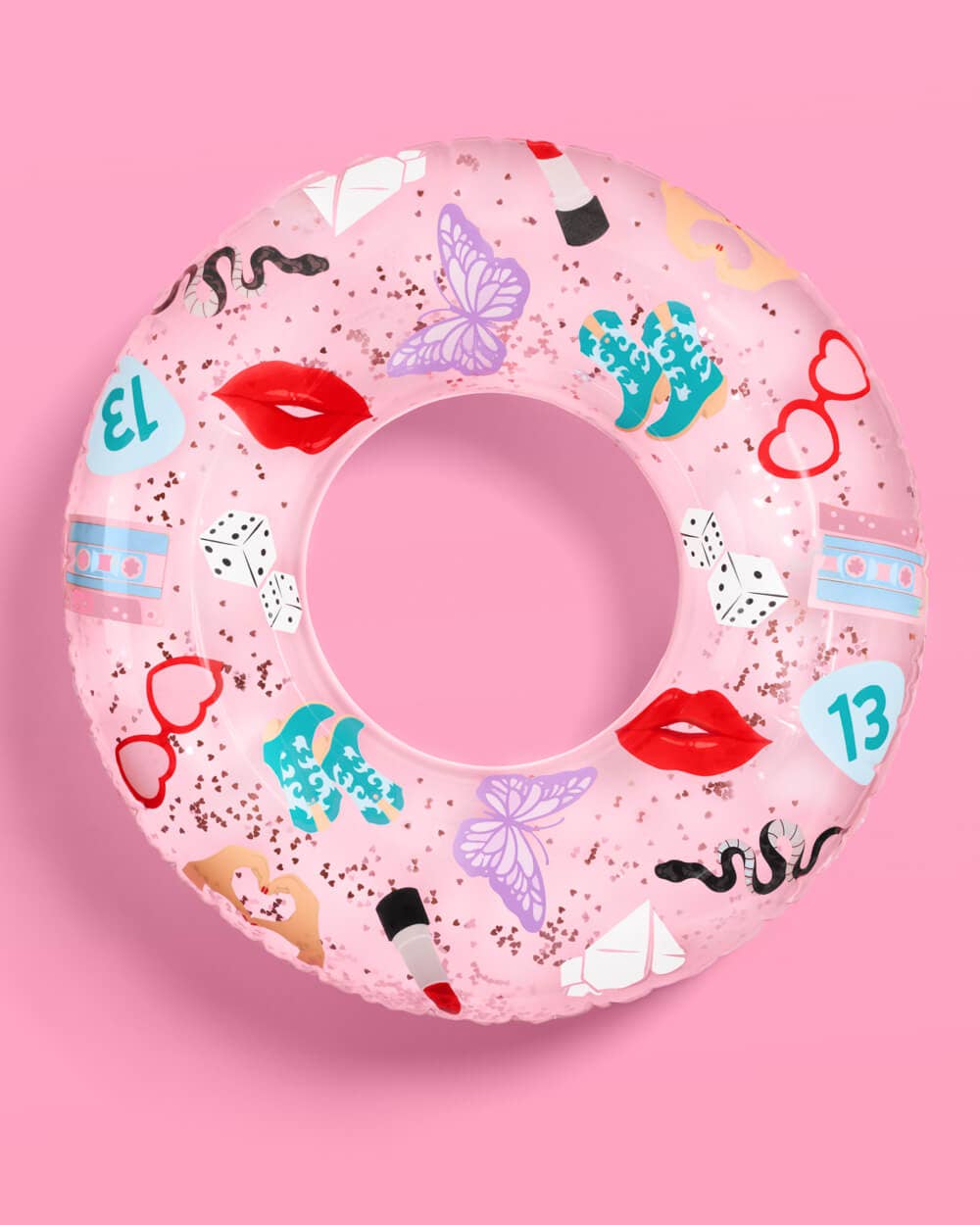 xo, Fetti - Vente Jeu gonflable - Bouées Pool Era - ensemble de 2 bouées de natation sur le thème de Swiftie4