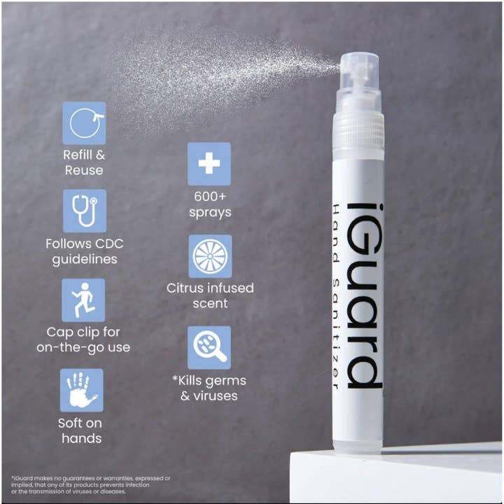 iGuard - Wholesale Hand sanitiser - iGuard - Hand Sanitizer Spray - Orange Citrus - Blue2