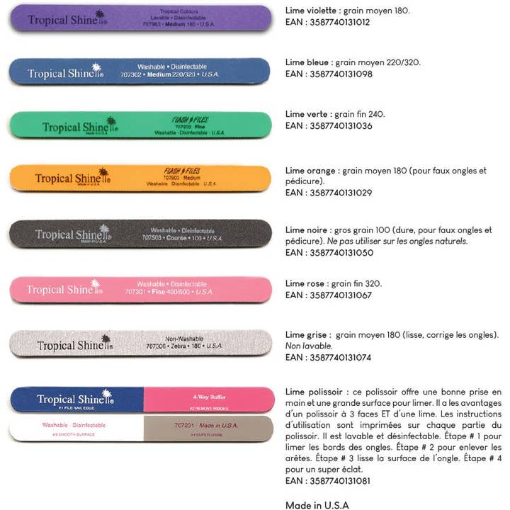 Mediatic Labs - Wholesale Nail file - Lime à ongles 4 faces2