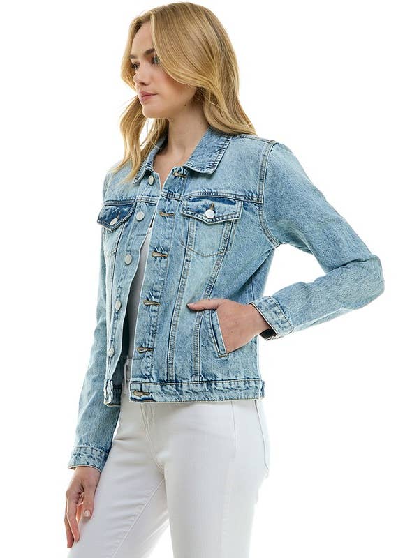 BLUE AGE - Wholesale Denim Jacket - Women's - LADY CASUAL COTTON DENIM JEAN JACKET (OPEN PACK)