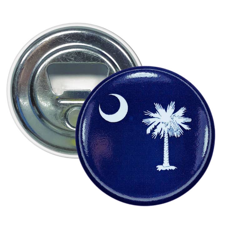 Bottle Opener-Magnet - State Flag South Carolina - USA for wholesale by Worldwide Souvenirs