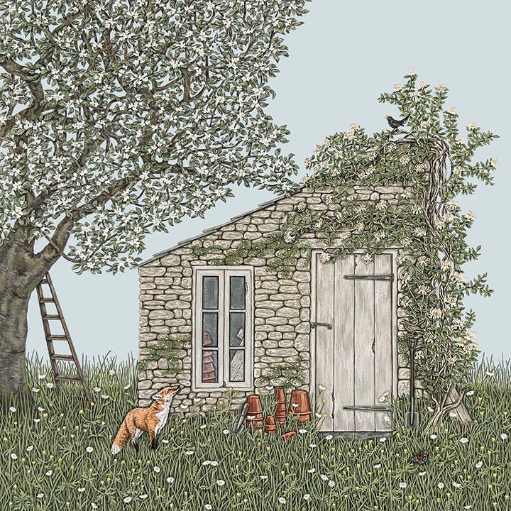 The Old Potting Shed | Everyday Greeting Card for wholesale by Sally Swannell