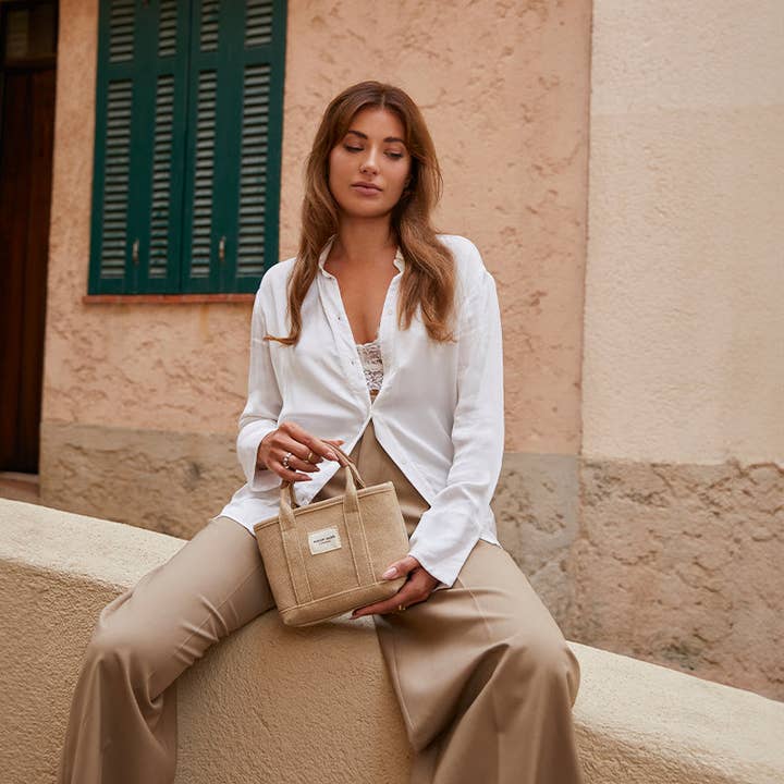 Marrone Borsa a Spalla Extra Mini Miramar Brown in vendita all'ingrosso su Faire1
