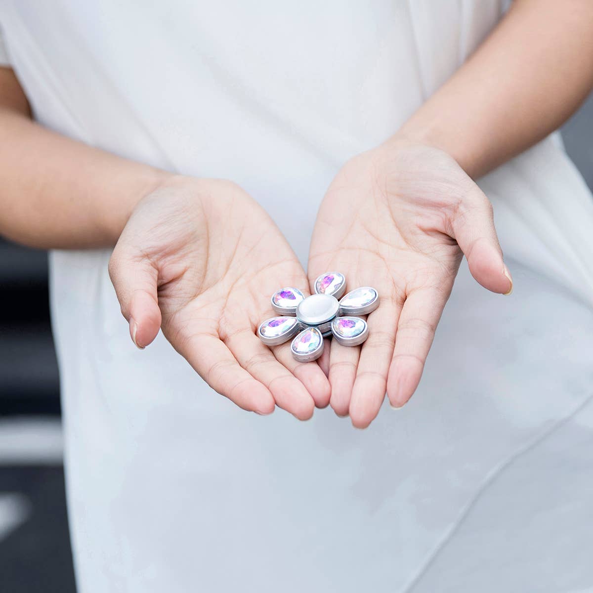 Mad Style - Wholesale Fidget Toy - Kids - Blue Mandala Mad Metal Spinner1