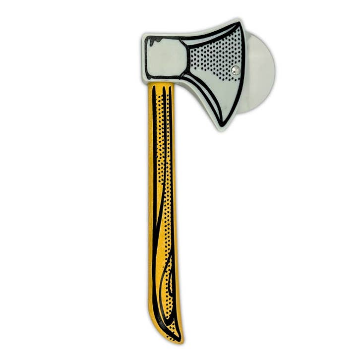 Everyday Objects - Wholesale Pizza Wheel - Slice 'N Dice Pizza Cutter Hatchet - Stainless Steel Blade3