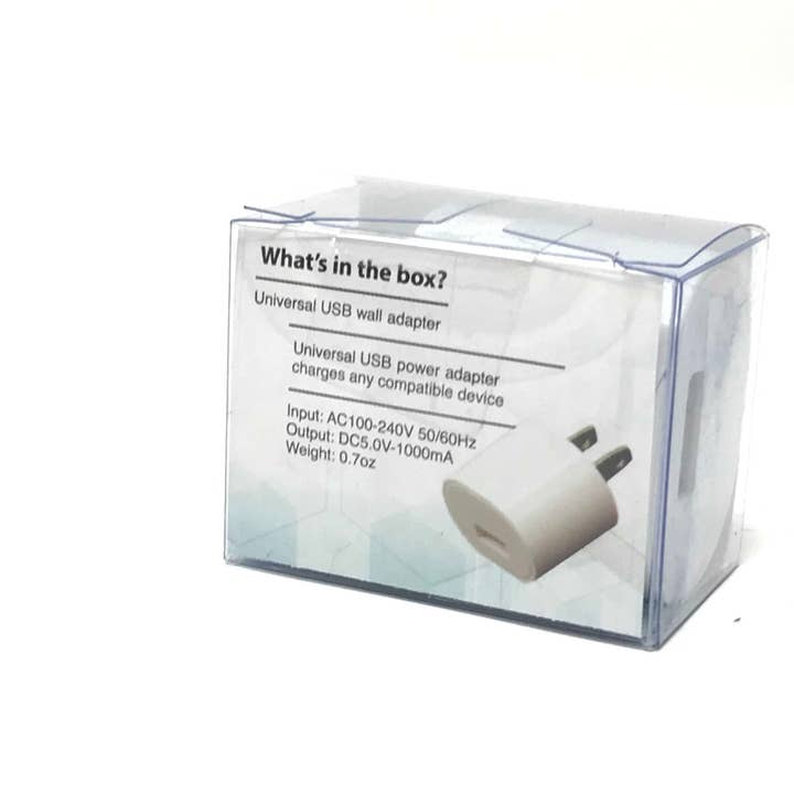 Mila Wholesale - Wholesale Power Adapter - Wall Plug Adapter, 12V USB - Compact