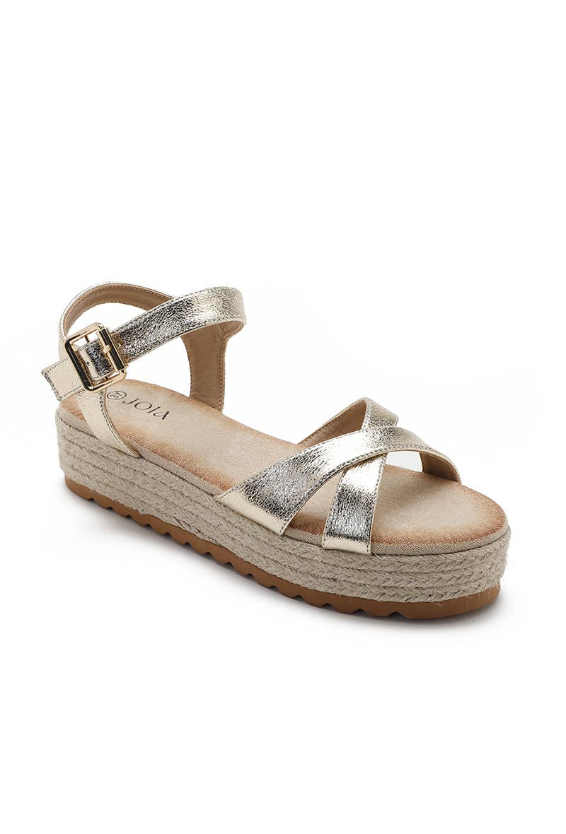 Joia Paris - Wholesale Wedges - Women's - Wedge espadrilles with strap JN-8810