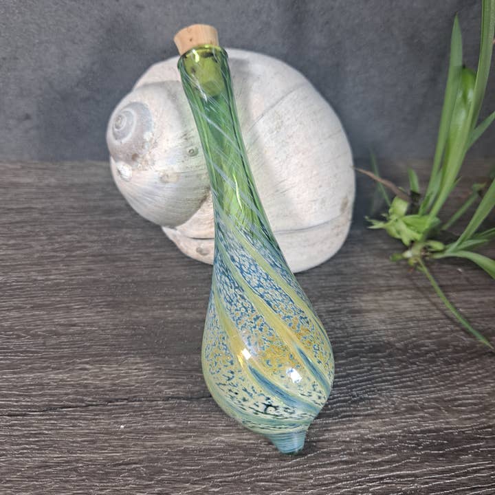 Sunshine Glass Gifts - Wholesale Wine Charm - Handblown Glass Bodice Chiller - Potion Bottle - Renaissance Faire Accessories - Bodice Bottle