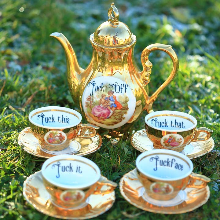 The large Tea / Coffee service for wholesale by Durrant & Dove