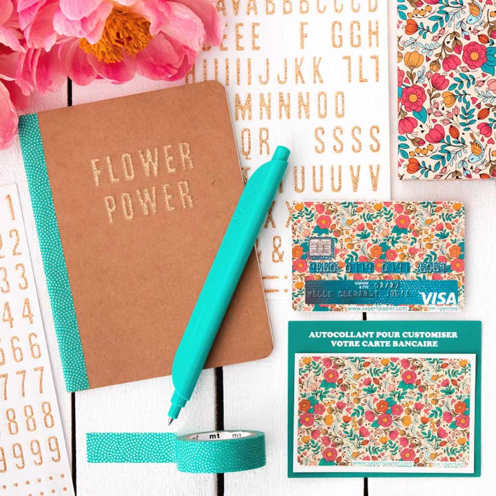 SAPERLIPAPIER - Wholesale Stationery/Notecard Set - Flower Power stationery box5