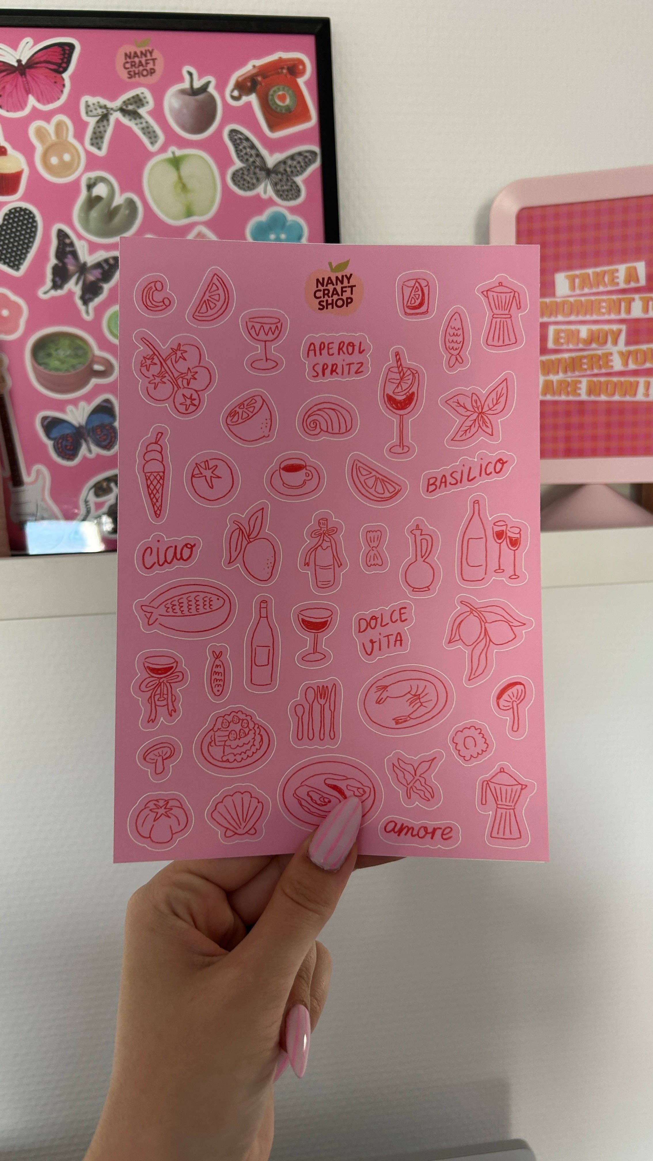 Nany Craft Shop - Venta al por mayor Pegatina - Hoja de pegatinas JUNIO A51