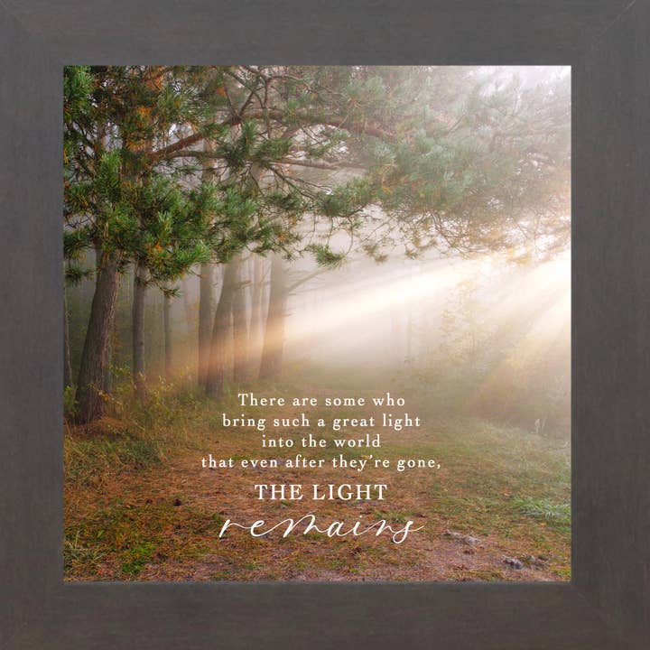 Summer Snow Art - Wholesale Sign - There Are Some Who Bring Great Light Into The World Sympathy1